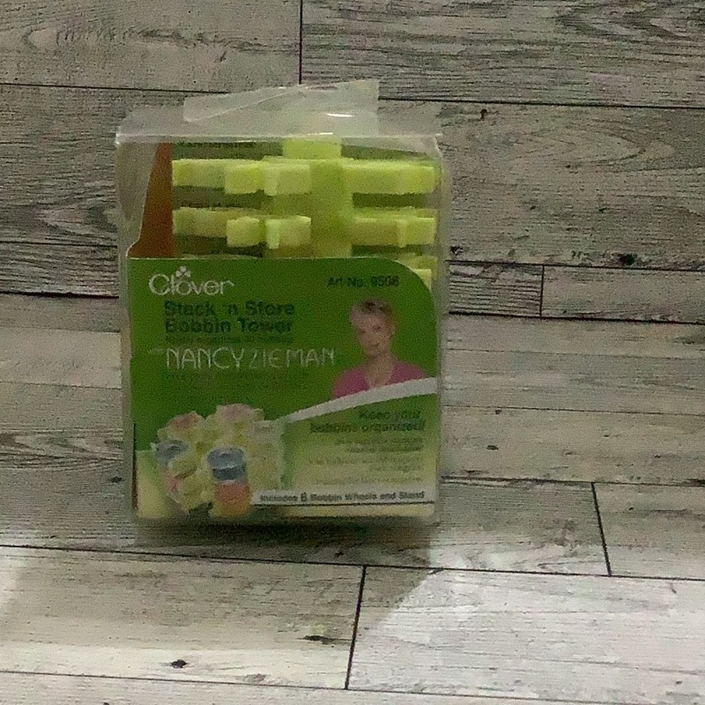 Clover stack n store bobbin tower new